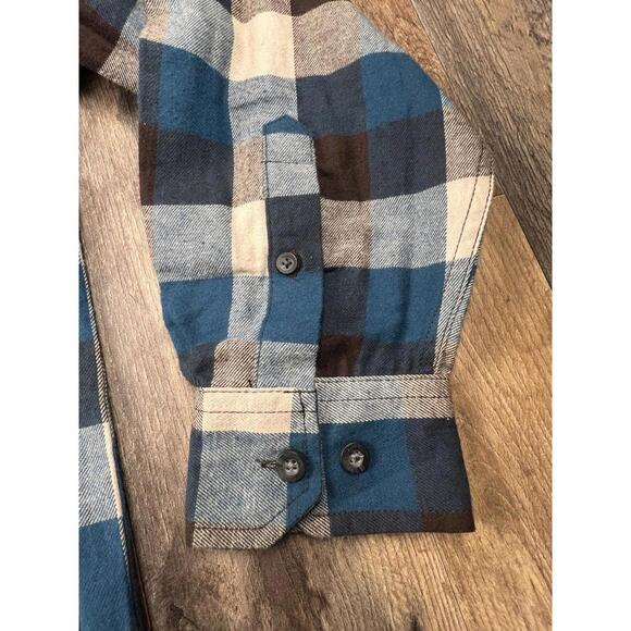 New Sears Outdoor Life Campside Flannel Shirt Size Large NWT Buffalo Plaid Check - Picture 5 of 11